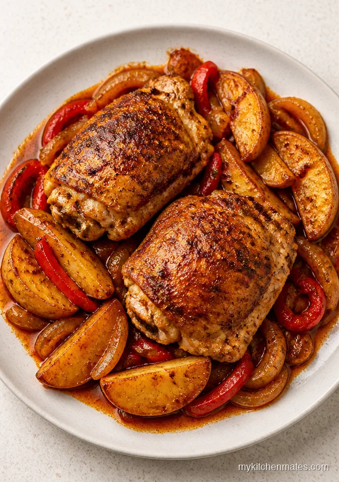 13 Chicken Thigh Casserole Recipes That Make Cozy Dinners Easy Spicy Cajun Chicken and Potato Casserole
