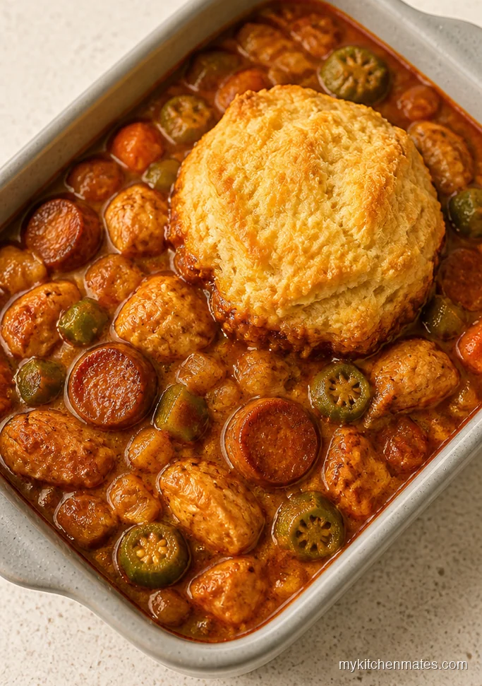 Spicy Cajun Chicken Pot Pie