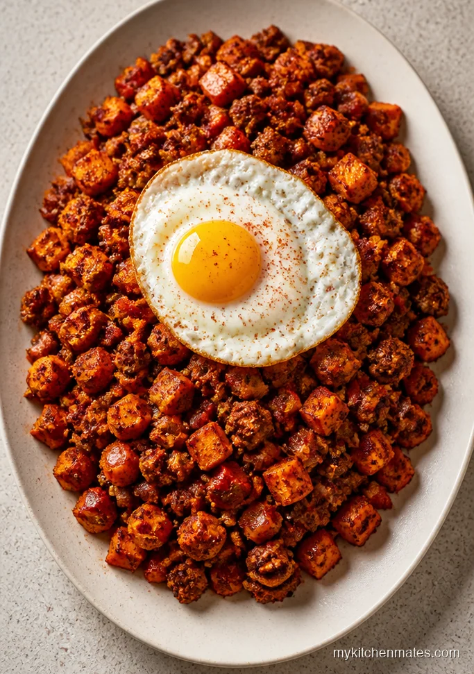 Spicy Cajun Turkey Sweet Potato Hash