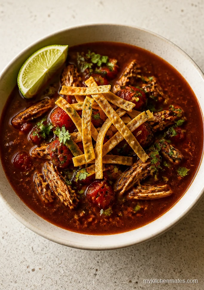 Spicy Chicken Thigh Tortilla Soup