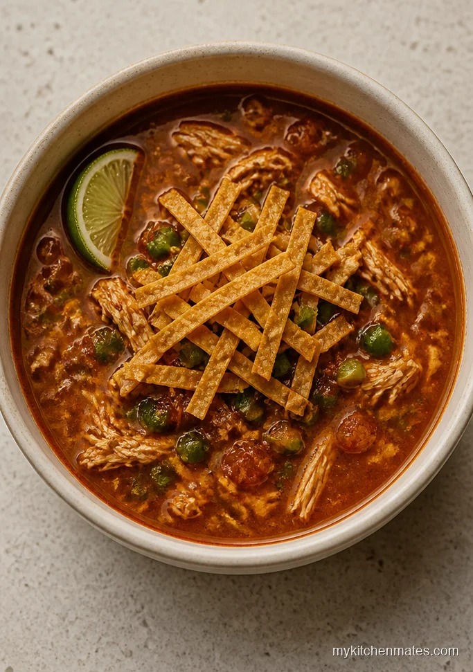 Spicy Chicken Tortilla Soup