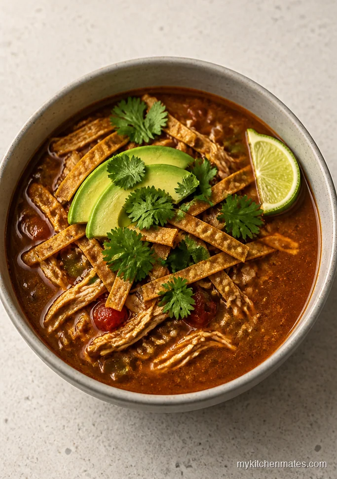 Spicy Chicken Tortilla Soup