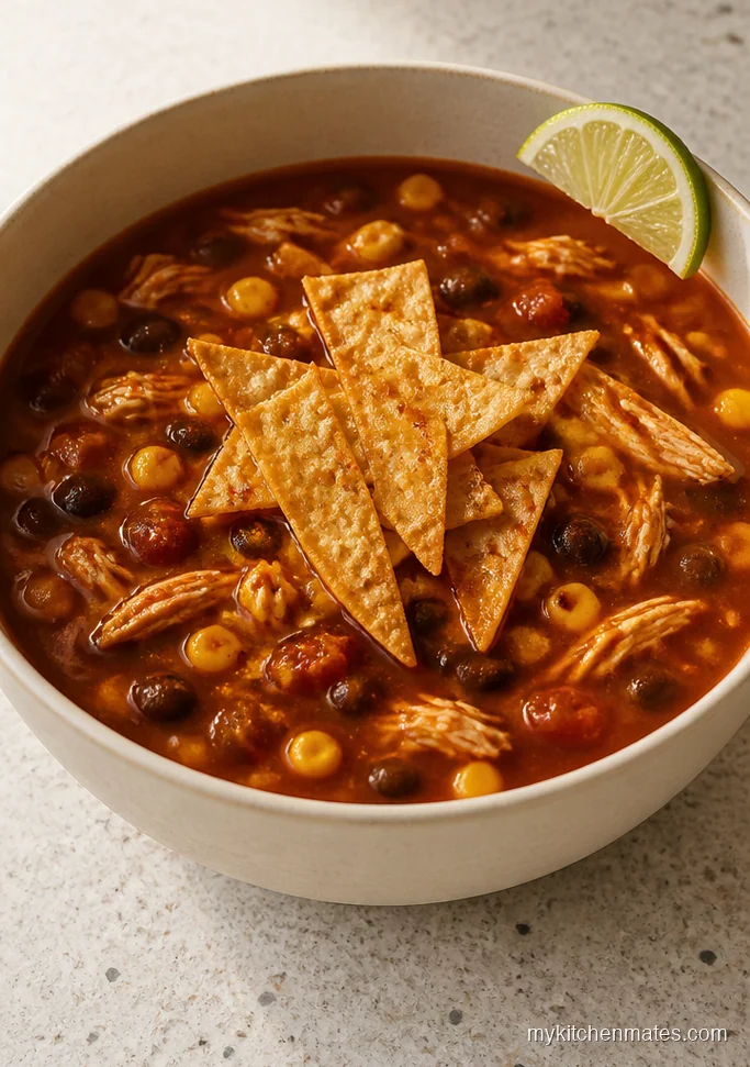 Spicy Chicken Tortilla Soup