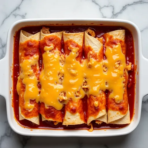 Spicy Chipotle Chicken Enchiladas