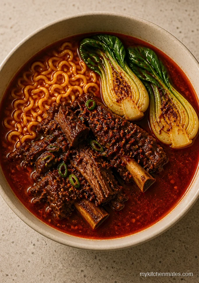 Spicy Gochujang Beef Ramen