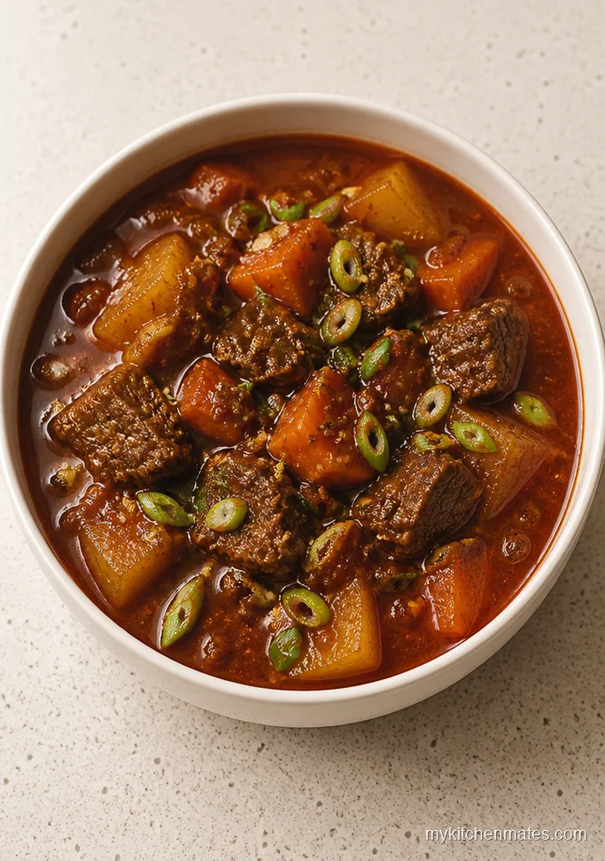 10 Dutch Oven Beef Stew Recipes That Earn Their Simmer Spicy Gochujang Beef Stew