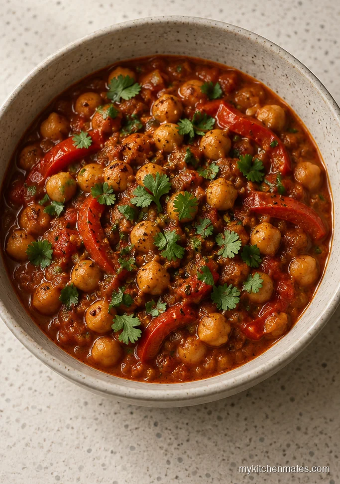 Spicy Harissa Chickpea Stew