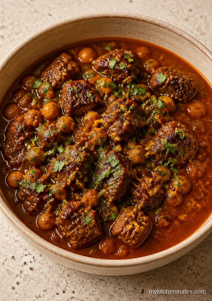 Spicy Harissa Oven Beef Stew