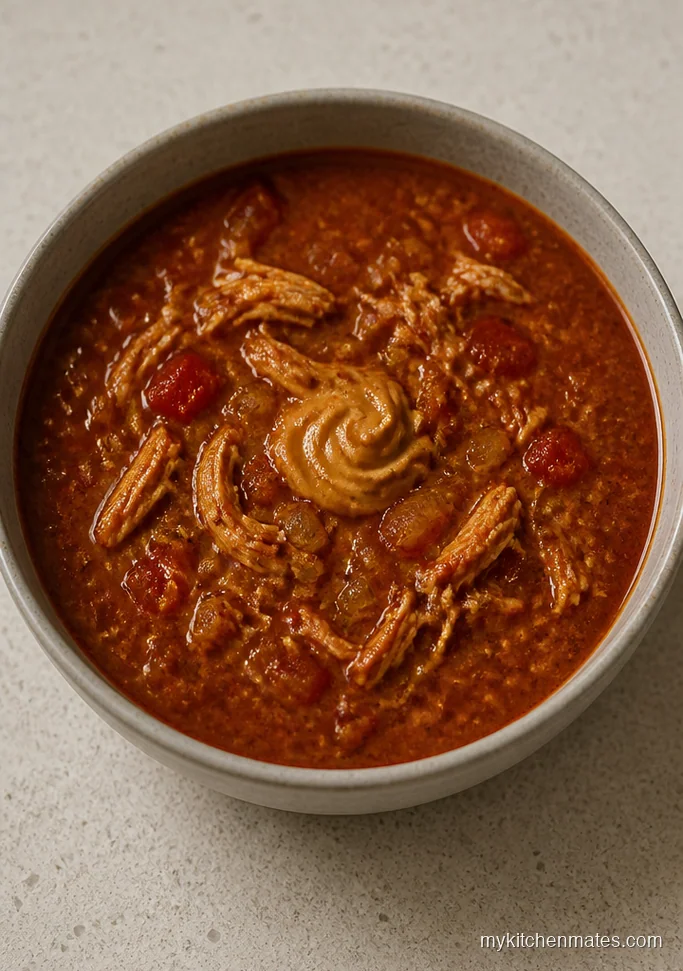 Spicy Peanut Chicken Soup