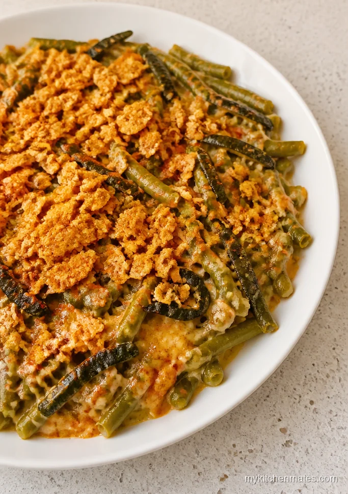 12 Green Bean Casserole Recipes for Busy Holiday Cooks Spicy Poblano Green Bean Casserole