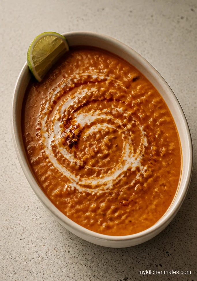 Spicy Pumpkin and Red Lentil Soup