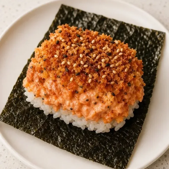 Spicy Salmon Sushi Bake