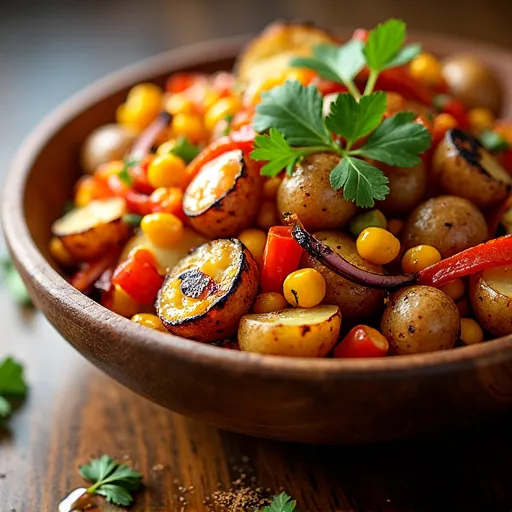 Spicy Southwestern Roasted Potato Salad