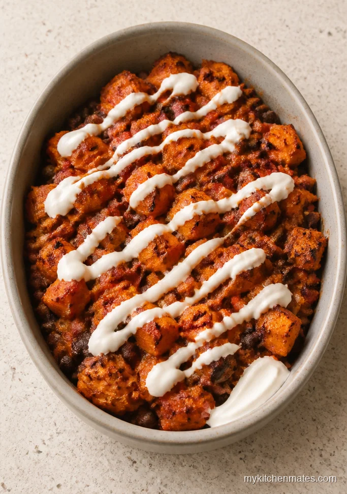 13 Fall Casserole Recipes That Make Dinner Feel Like Sunday Spicy Sweet Potato Black Bean Bake