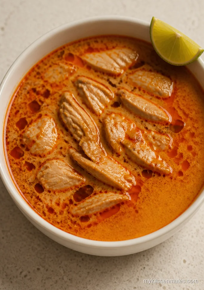 Spicy Thai Coconut Chicken Soup