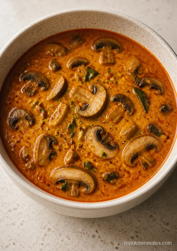 Spicy Thai Mushroom Coconut Soup