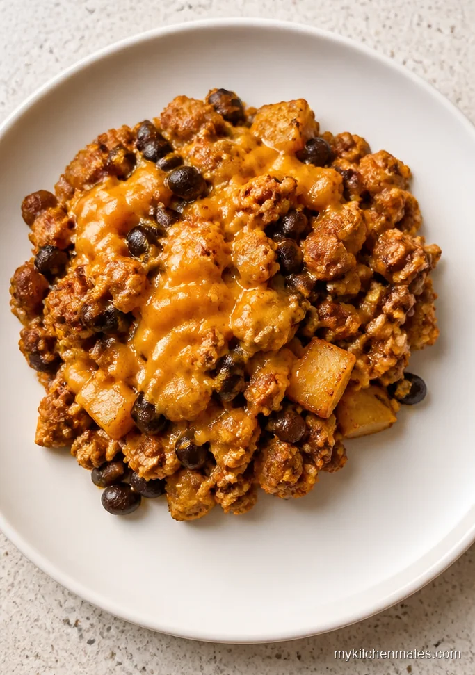 Spicy Turkey Breakfast Burrito Filling