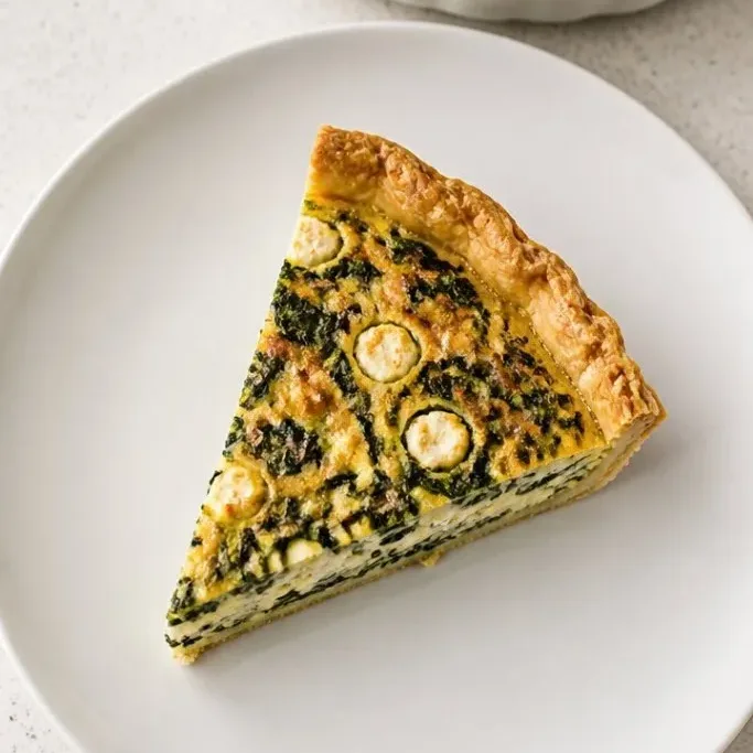 Spinach and Feta Quiche