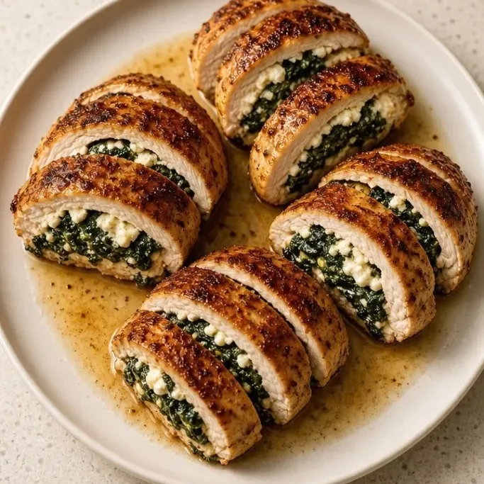Juicy Spinach and Feta Stuffed Chicken Spinach And Feta Stuffed Chicken
