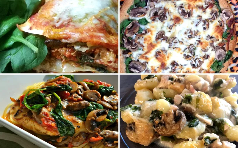 27 Best Recipes Featuring Spinach and Mushroom Combinations spinach and mushroom recipes featured