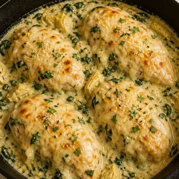 spinach artichoke chicken