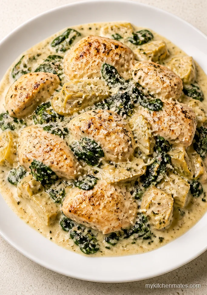 13 Chicken Cream Cheese Crockpot Recipes for Cozy Dinners Spinach Artichoke Cream Cheese Chicken
