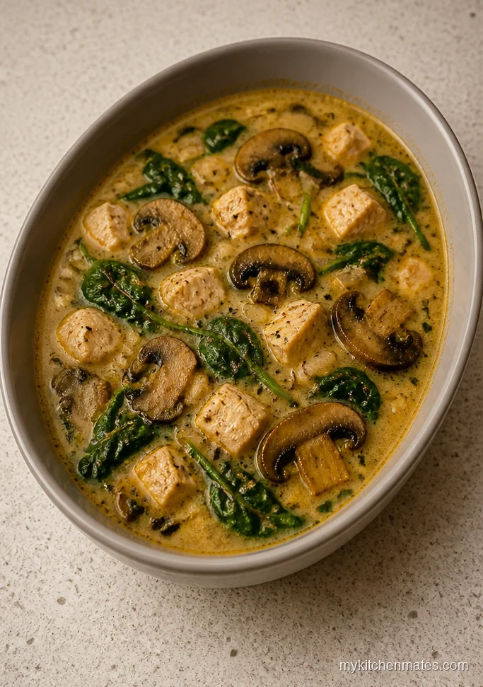 13 Chicken Mushroom Soup Recipes for Cozy Weeknights Spinach Chicken Mushroom Soup