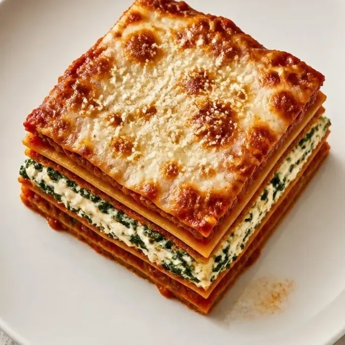 Creamy Spinach Ricotta Lasagna with No-Boil Noodles Spinach Ricotta Lasagna