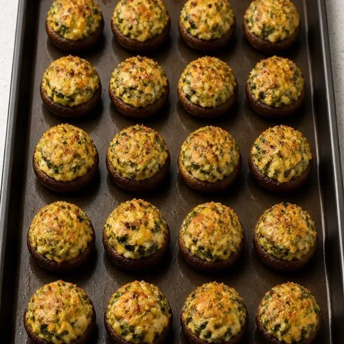 Spinach Stuffed Mushrooms