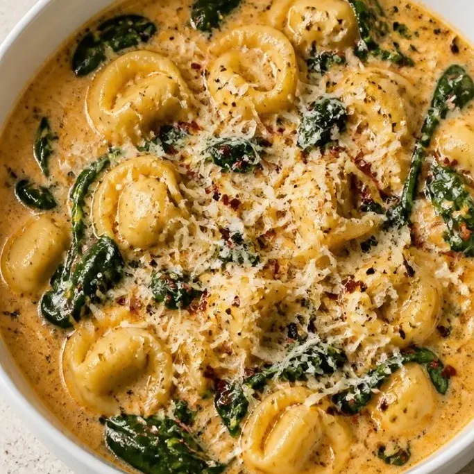 spinach tortellini soup