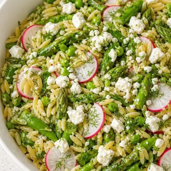20-Minute Spring Pasta Salad with Lemon-Dill Vinaigrette Spring Pasta Salad