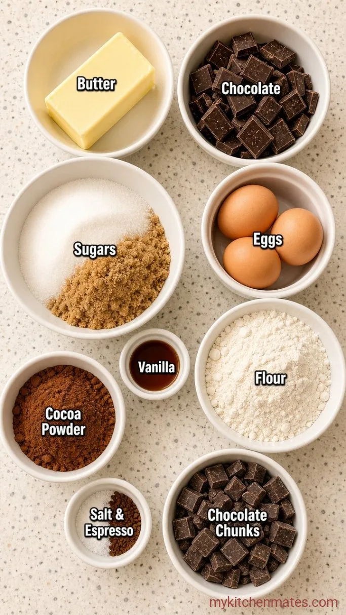Fudgy Starbucks Brownies (Even Better Than the Original) Ingredients