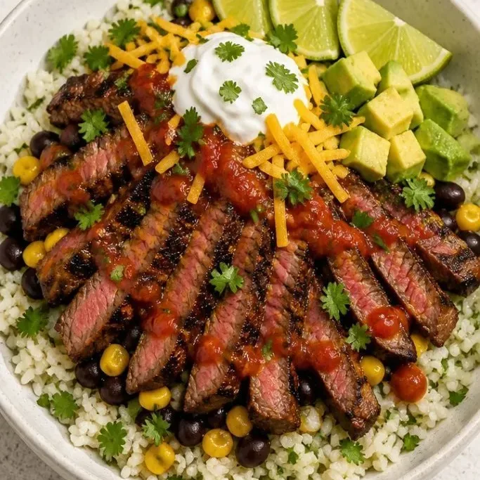 30-Minute Steak Burrito Bowls Steak Burrito Bowl