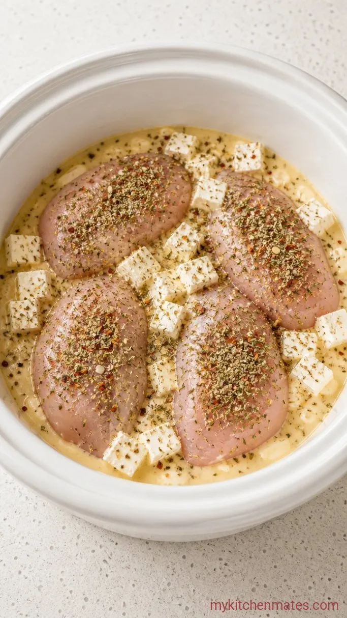 Step 1: Assemble in the Crockpot