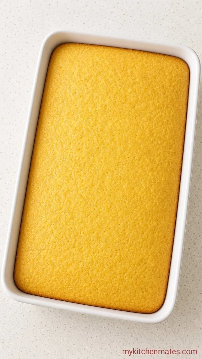 Easy Pineapple Sunshine Cake Step 1: Bake the Cake Base