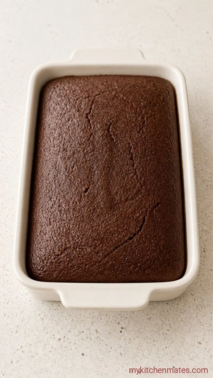 German Chocolate Poke Cake (Starts with a Box Mix) Step 1: Bake the Cake