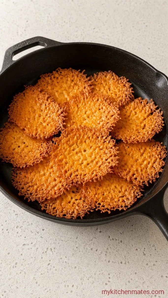 Step 1: Bake the Cheese Chips