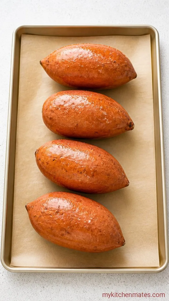 Step 1: Bake the Sweet Potatoes
