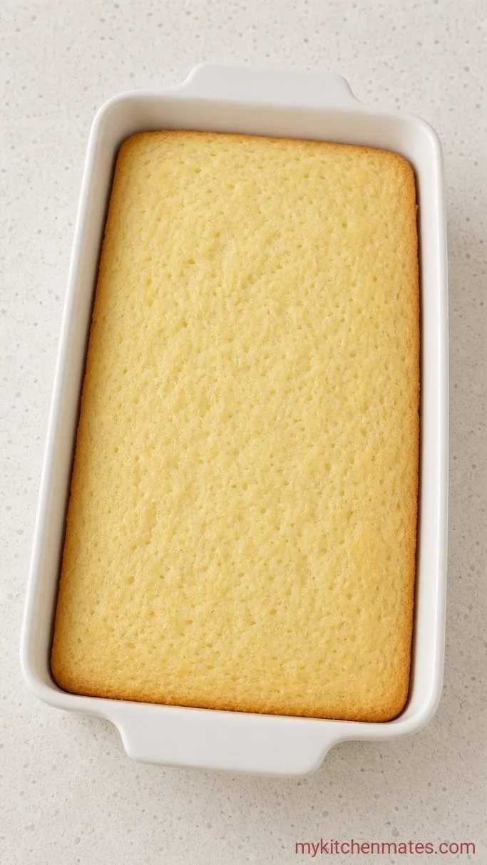 Step 1: Bake the White Cake Layer
