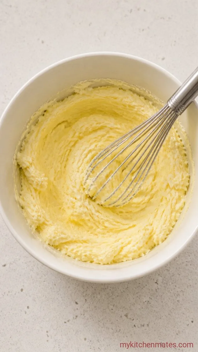 One-Bowl Cranberry Orange Bundt Cake Step 1: Beat the Butter and Sugar