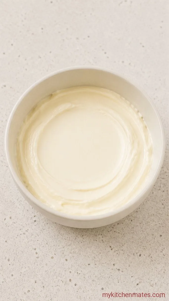 5-Minute Caramel Apple Cheesecake Dip Step 1: Beat the Cream Cheese Mixture