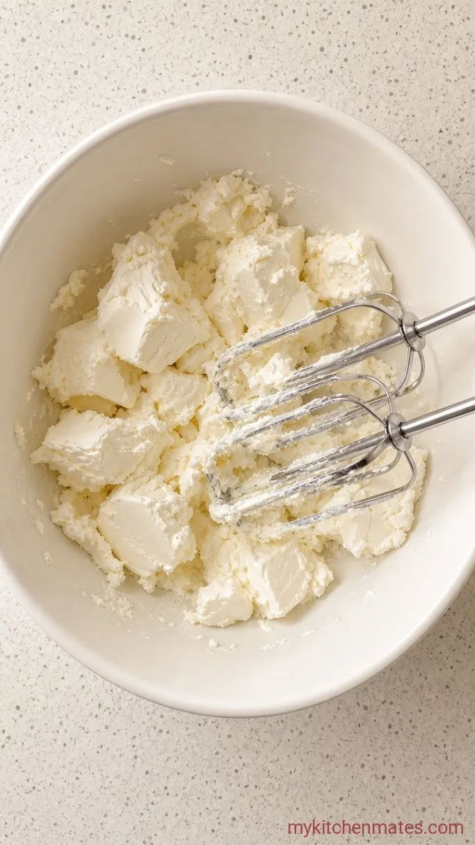 Step 1: Beat the Cream Cheese