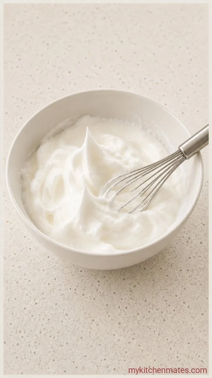 Step 1: Beat the Egg Whites