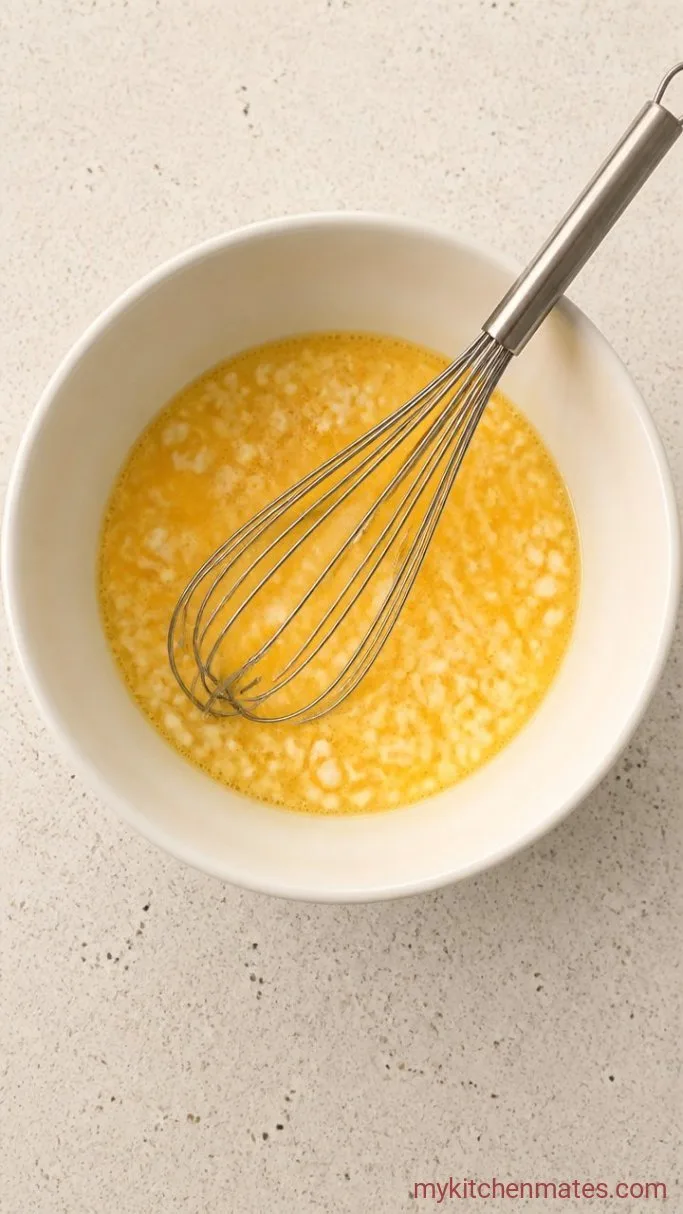 Step 1: Beat the Eggs and Cottage Cheese