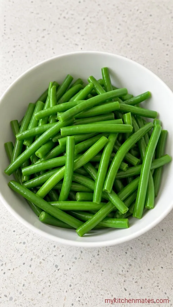 Step 1: Blanch and Shock the Green Beans