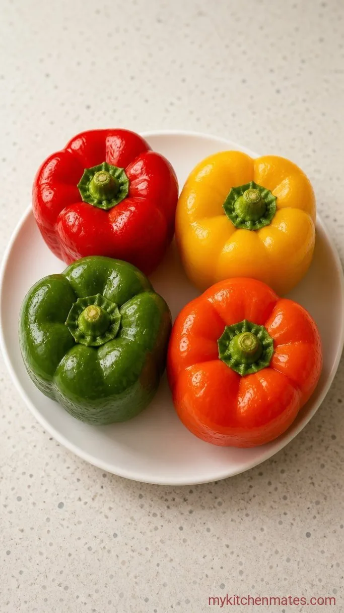 Step 1: Blanch the Peppers