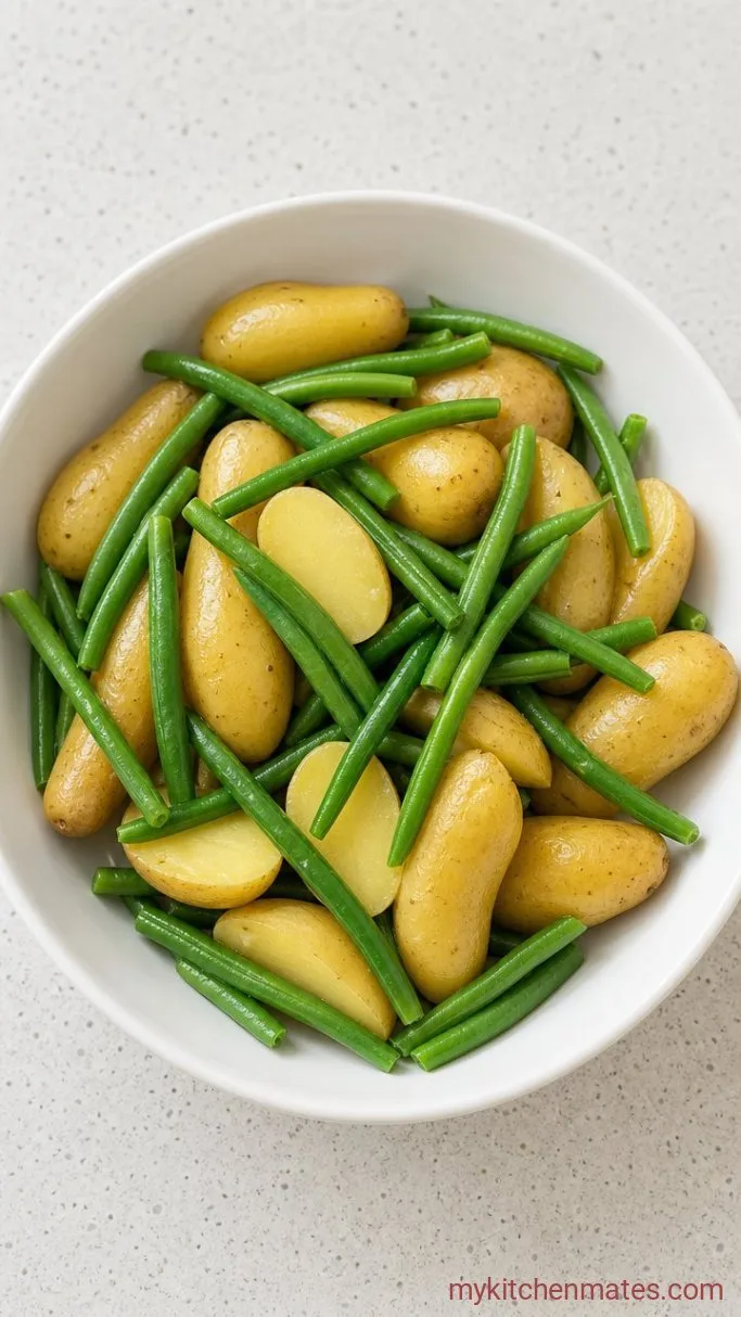 Step 1: Blanch the Potatoes and Green Beans