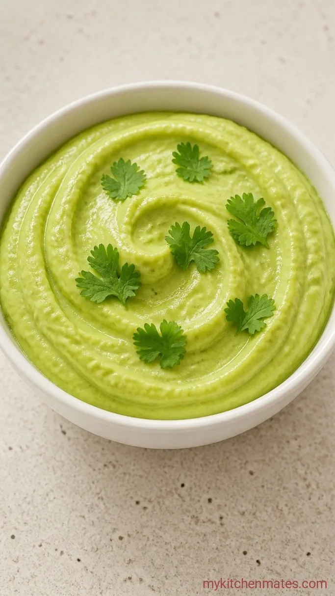 Step 1: Blend the Avocado Crema