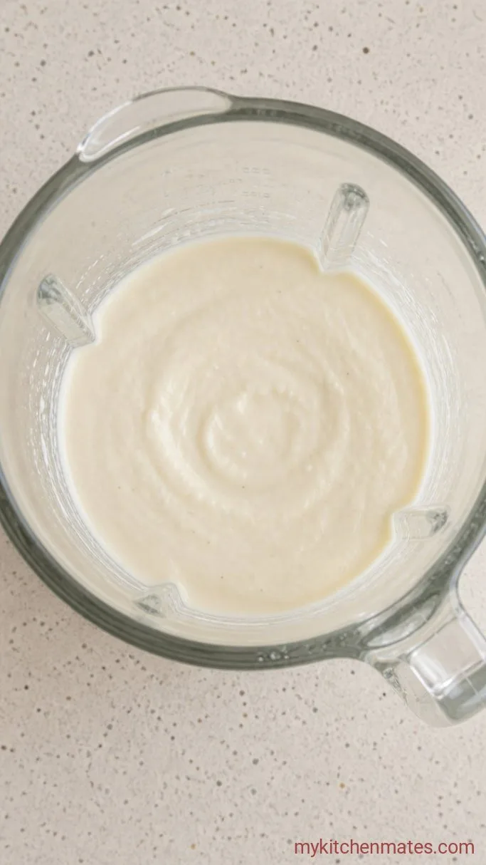 5-Minute Whipped Cottage Cheese Dip Step 1: Blend the Base