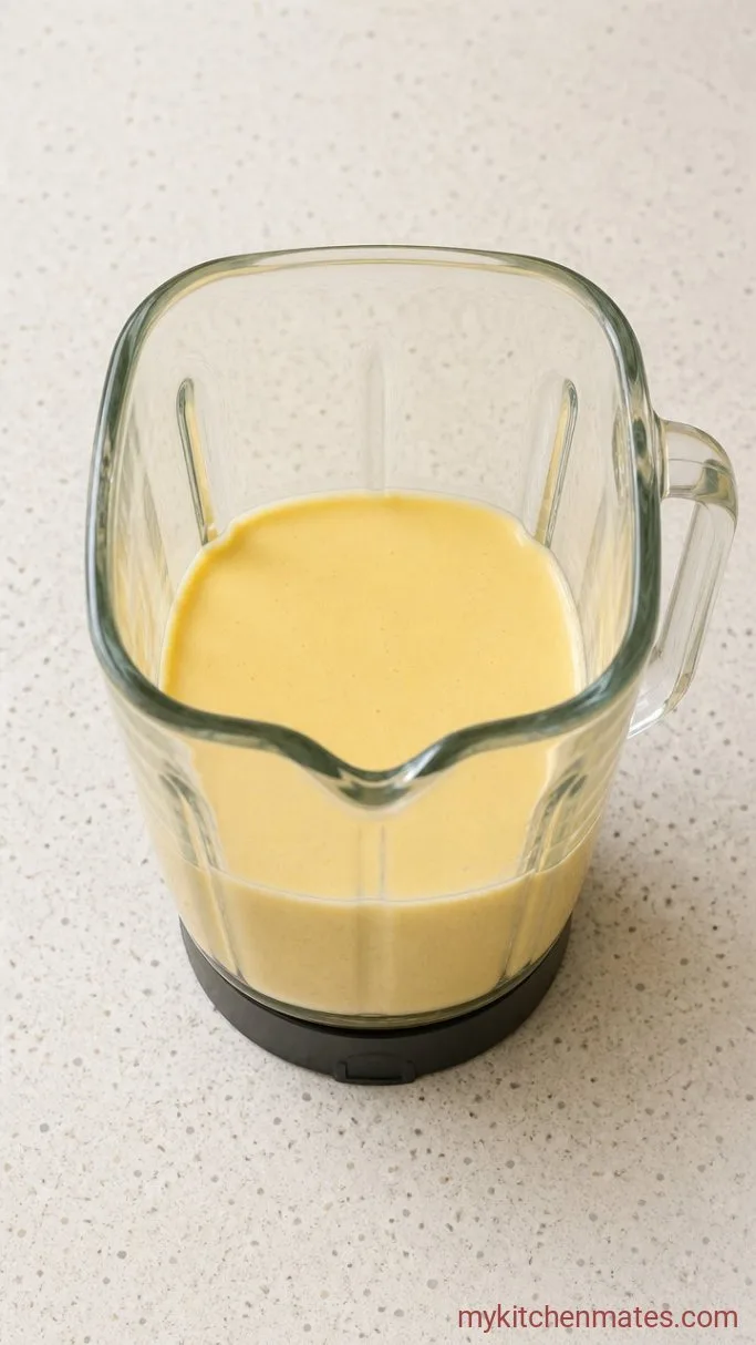 Puffy Dutch Baby Pancake (Ready in 30 Minutes) Step 1: Blend the Batter